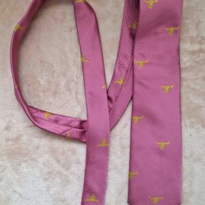 Krawatte Schottland pink